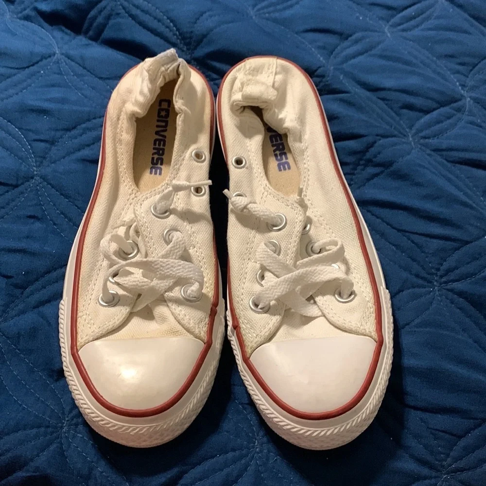 White Converse Like New sz 3y